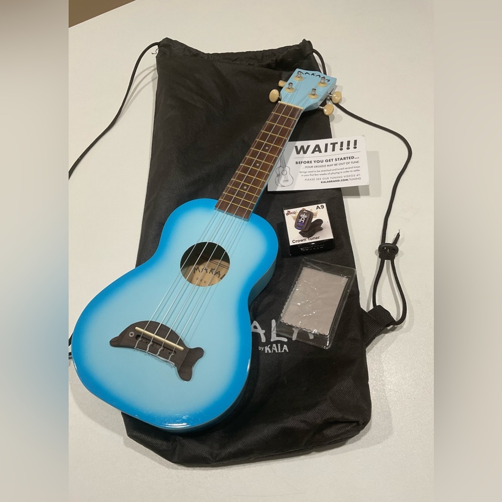 🪴NWT KALA Light Blue Burst Soprano Ukulele - Picture 1 of 8